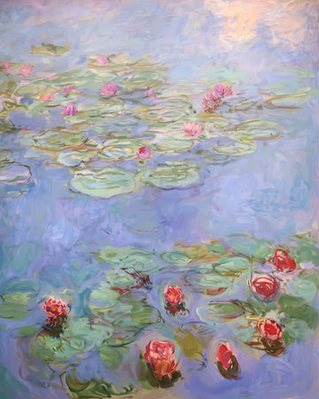 Red Water Lilies - Monet