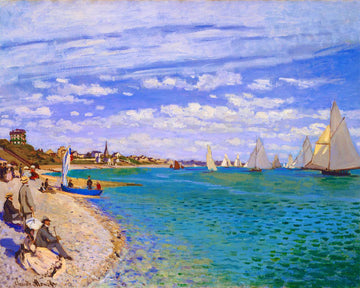 Regattas at Sainte Addresse - Monet