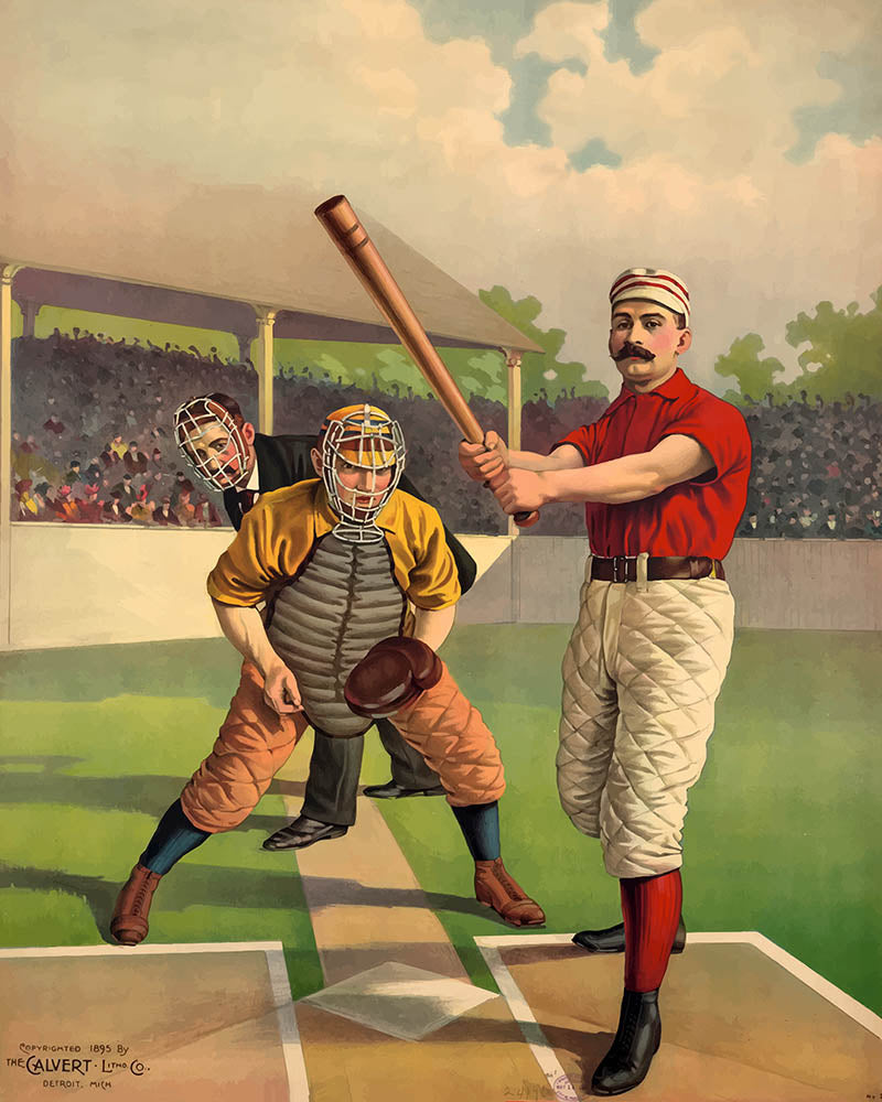 Retro Baseball Players