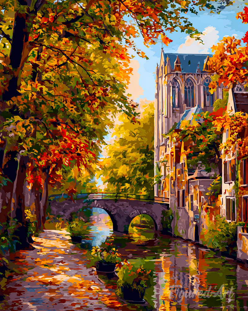 Riverside Fall Town