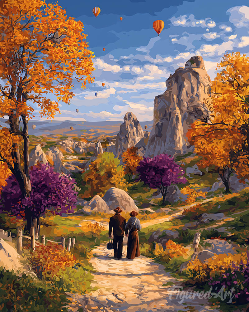 Romantic Fall in Cappadocia