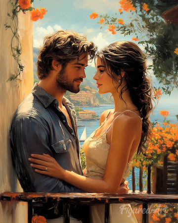 Romantic Seaside Couple