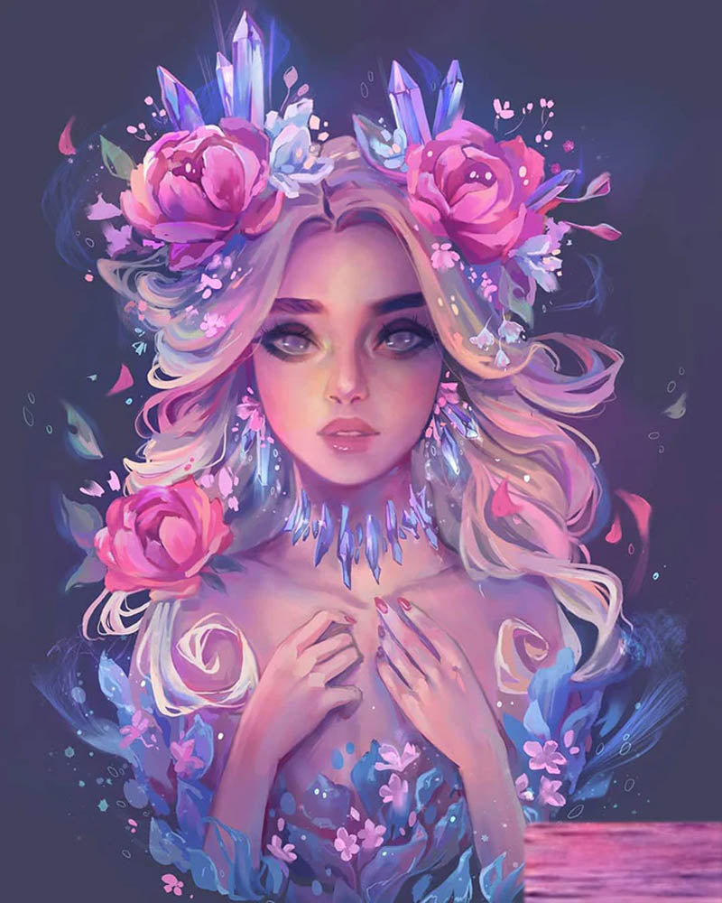 Romantic Young Girl