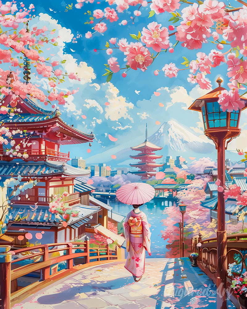 Sakura Street in Kyoto