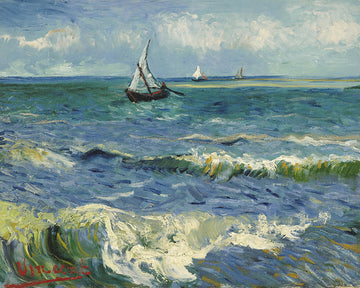 Seascape near Les Saintes-Maries-de-la-Mer - Van Gogh