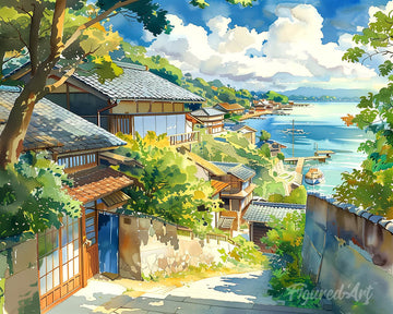 Seaside Village in Japan