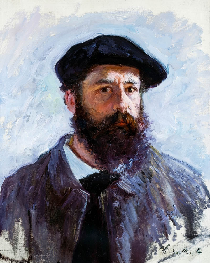 Self-Portrait with a Beret - Monet