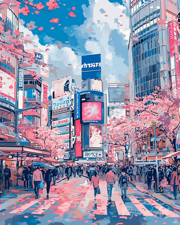 Shibuya Cherry Blossoms
