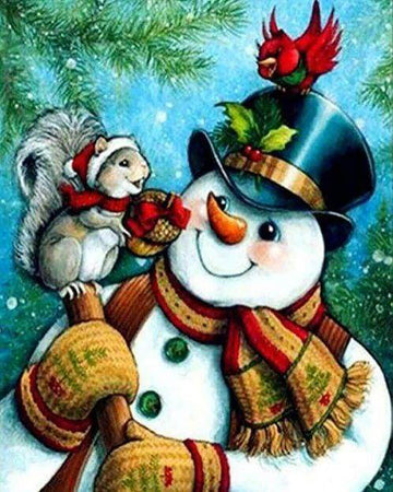 Snowmen and Little Friends
