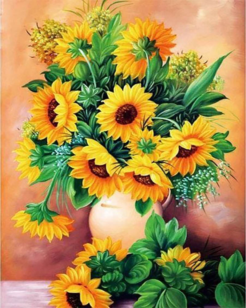 Sunflowers Vase