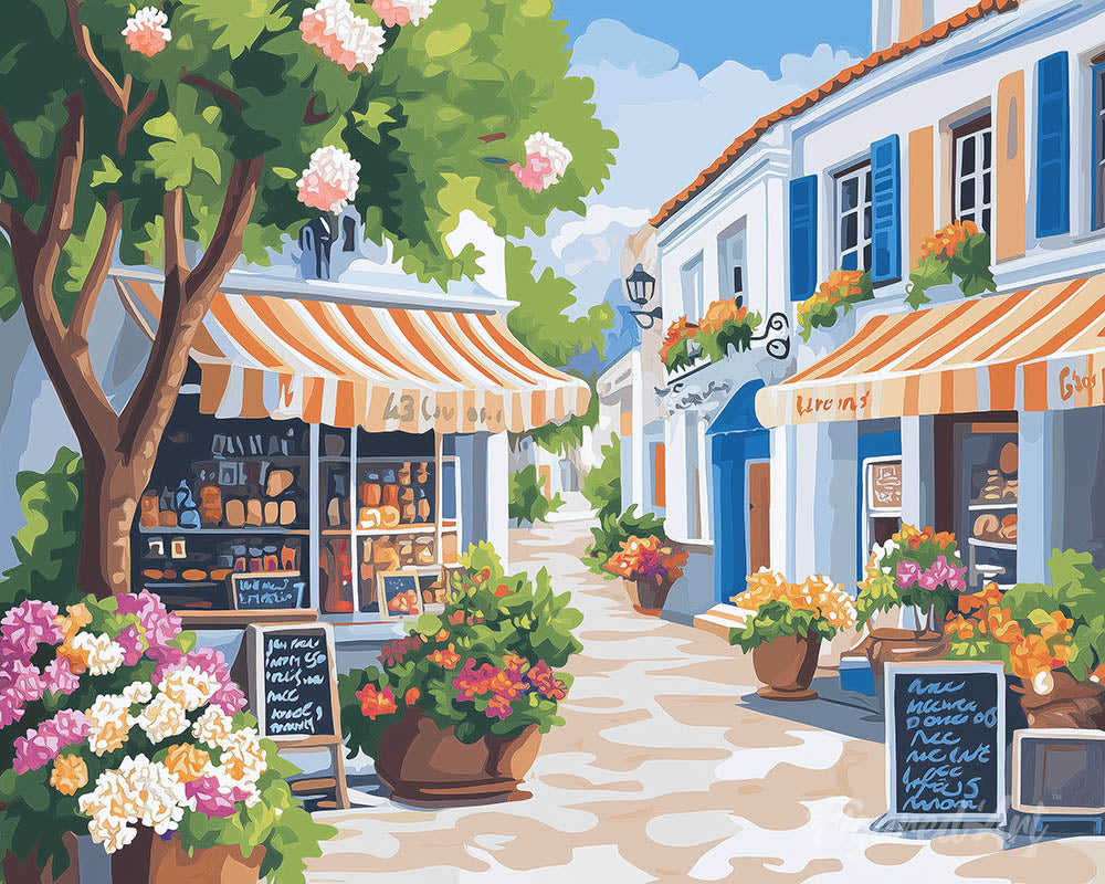 Sunny Flower Street