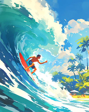 Surfing in Hawaii