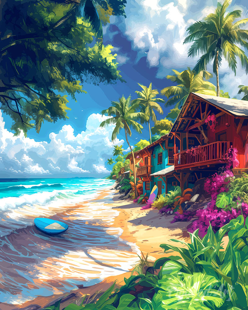 Surfing village