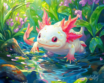 Swimming Axolotl