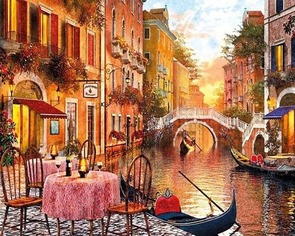 Table near the Canal