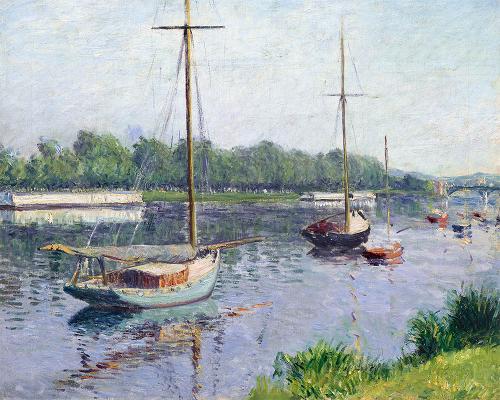 The Basin at Argenteuil - Caillebotte