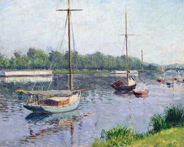 The Basin at Argenteuil - Caillebotte
