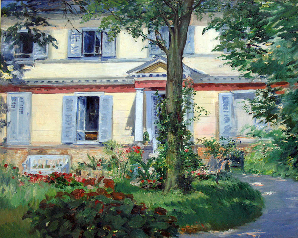 The House at Rueil - Manet