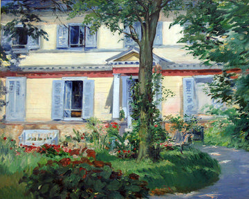 The House at Rueil - Manet