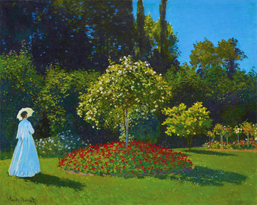 The Lady in the Garden of Saint-Address - Monet