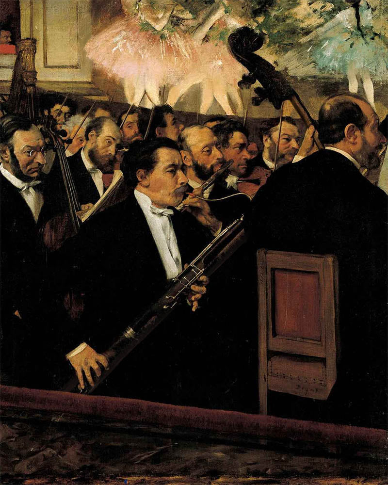 The Orchestra at the Opera - Degas
