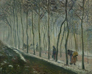 The Road, Snow Effect, 1879 - Pissarro