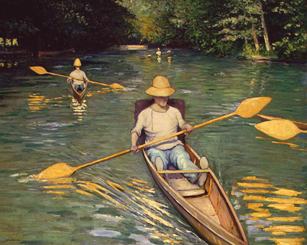 The Skiffs - Caillebotte