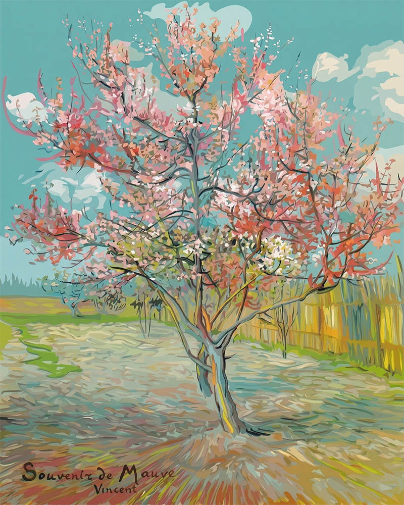 The pink peach tree - Van Gogh