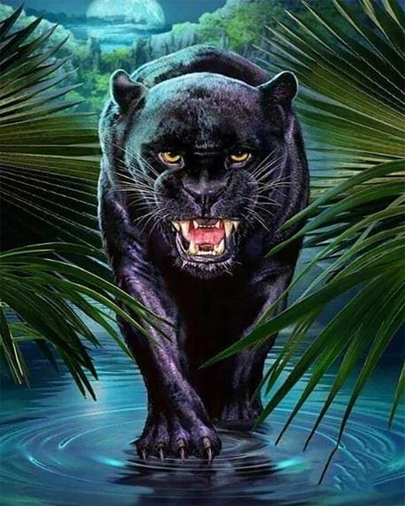 Threatening Black Panther