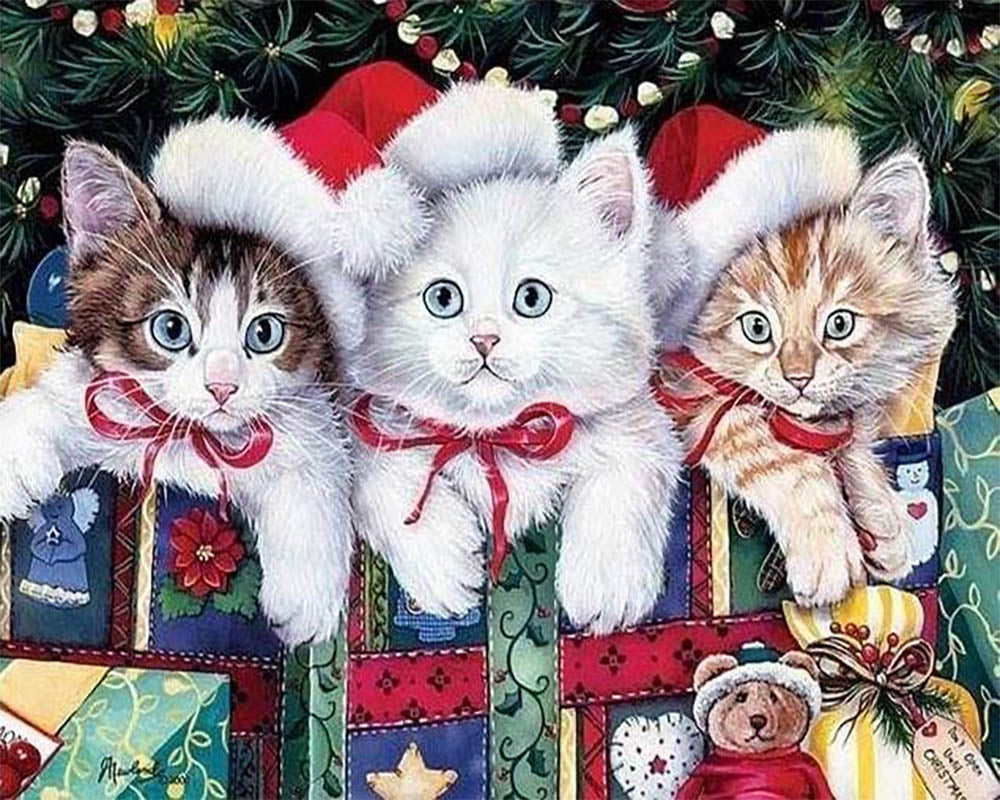 Three Kittens Christmas