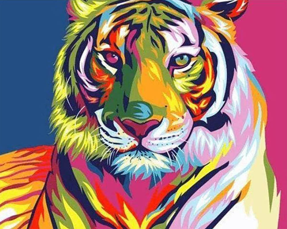 Tiger colorful