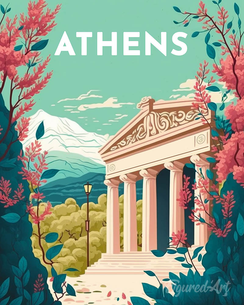 Travel Poster Athens