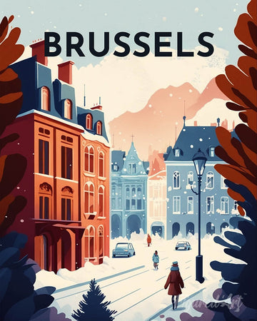 Travel Poster Brussels