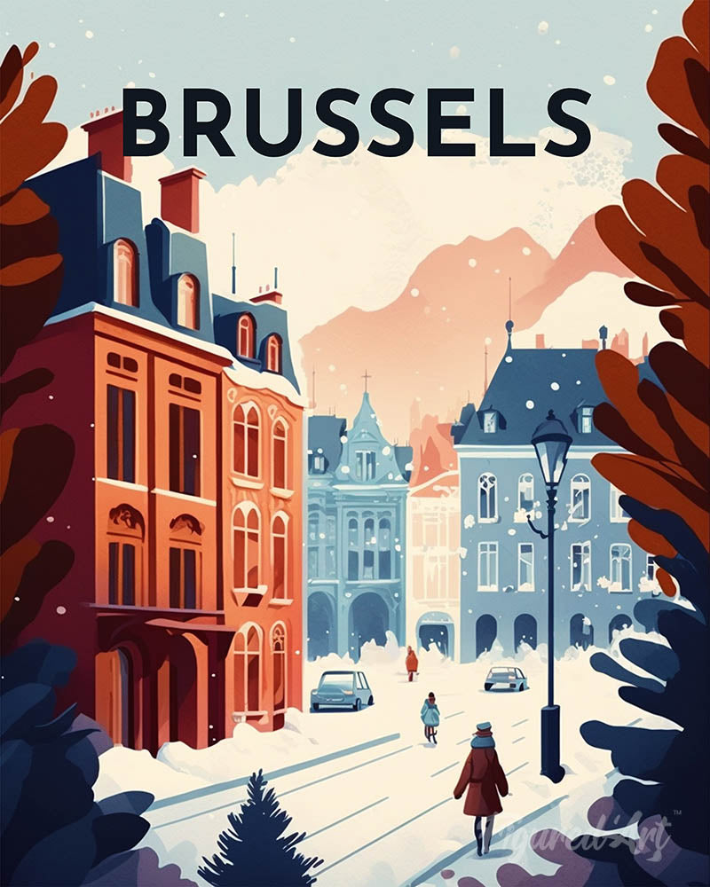 Travel Poster Brussels