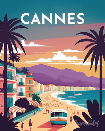 Travel Poster Cannes