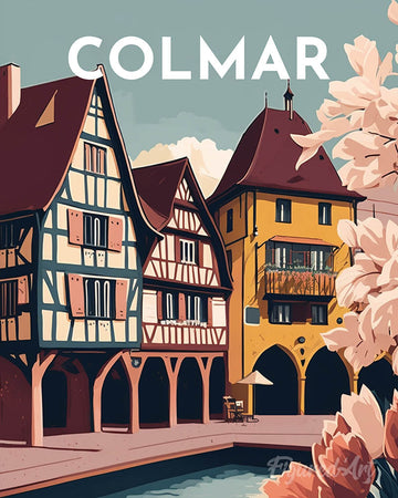 Travel Poster Colmar