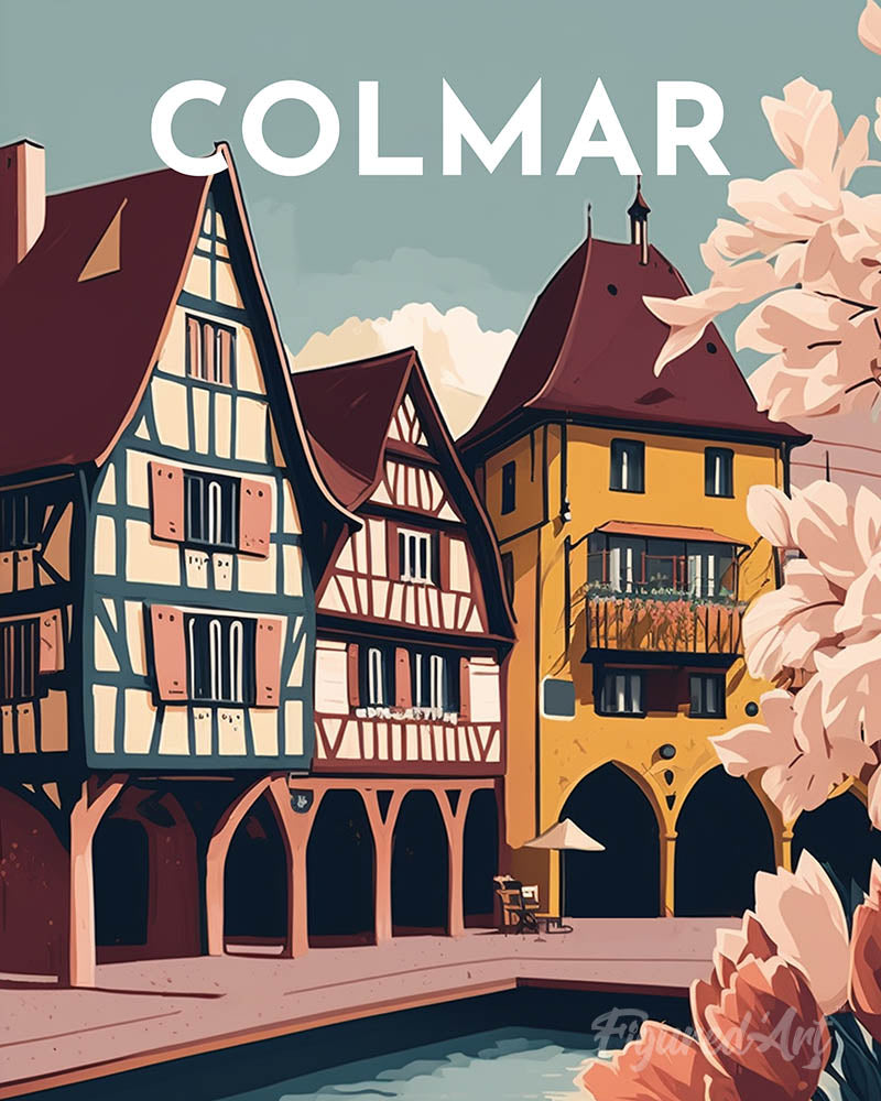 Travel Poster Colmar