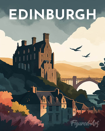 Travel Poster Edinburgh