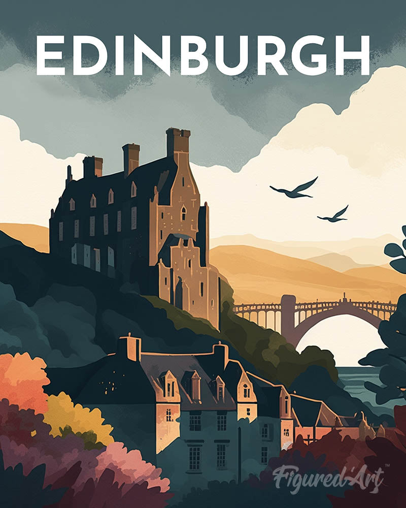 Travel Poster Edinburgh