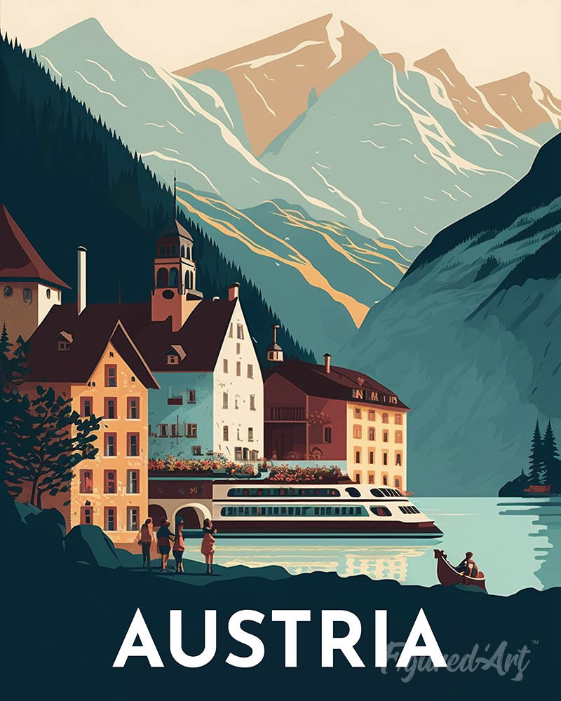 Travel Poster Hallstatt