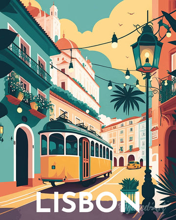 Travel Poster Lisbon