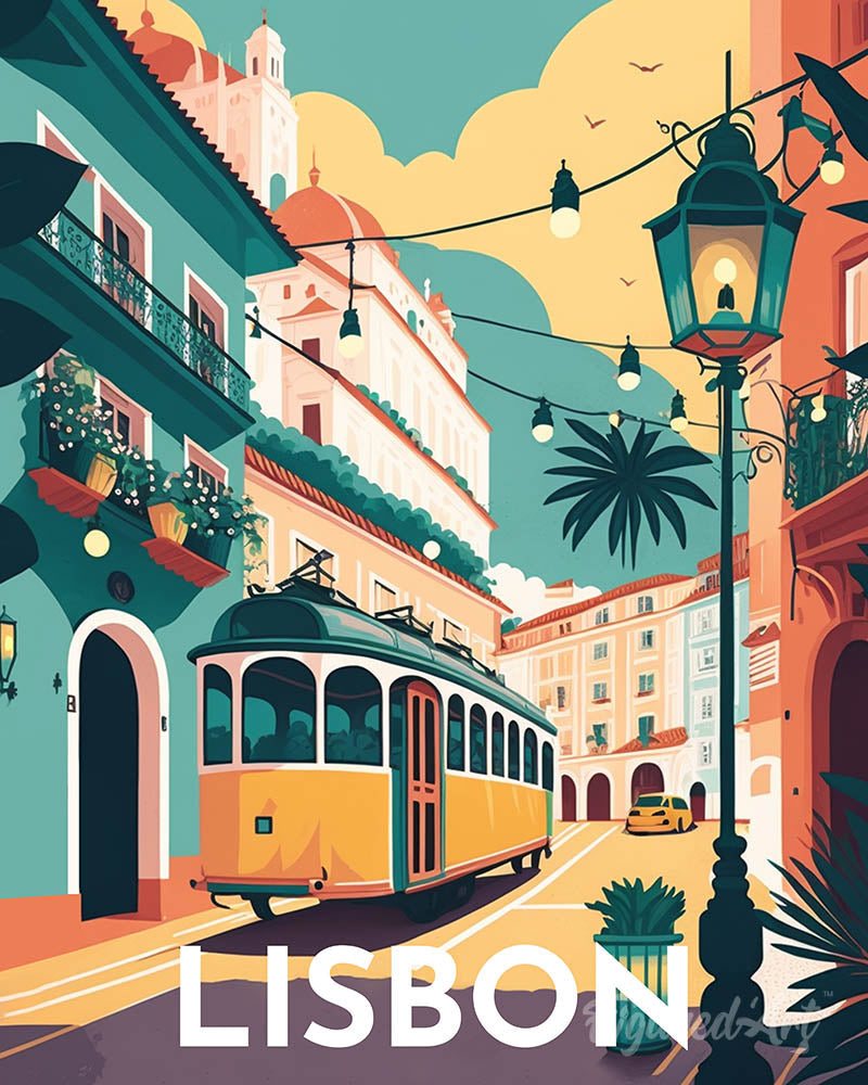 Travel Poster Lisbon