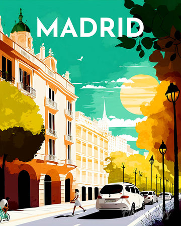 Travel Poster Madrid