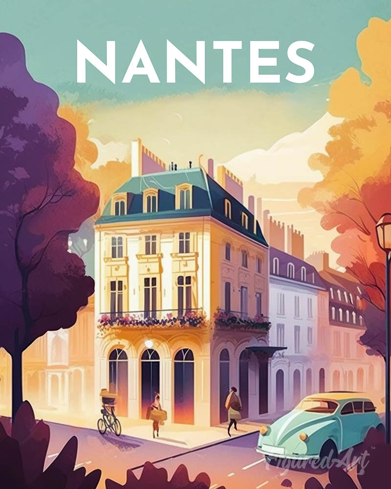Travel Poster Nantes