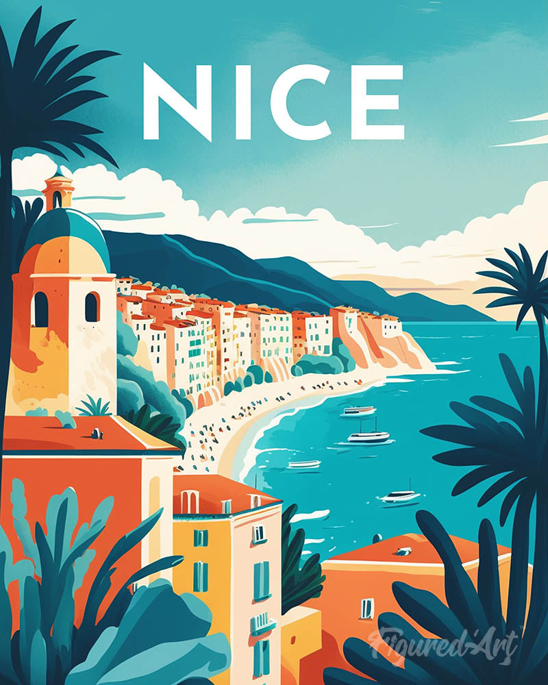 Travel Poster Nice