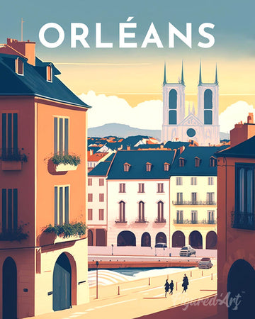 Travel Poster Orleans