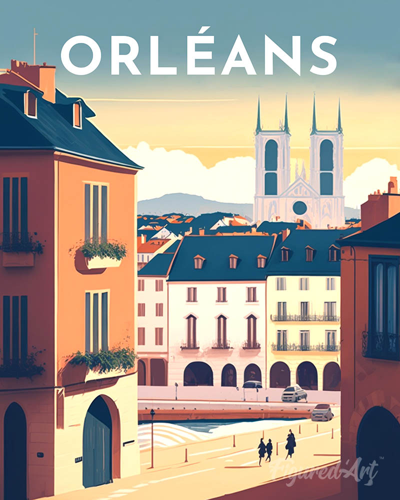 Travel Poster Orleans