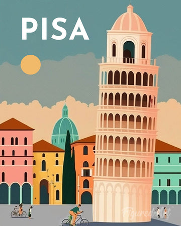 Travel Poster Pisa