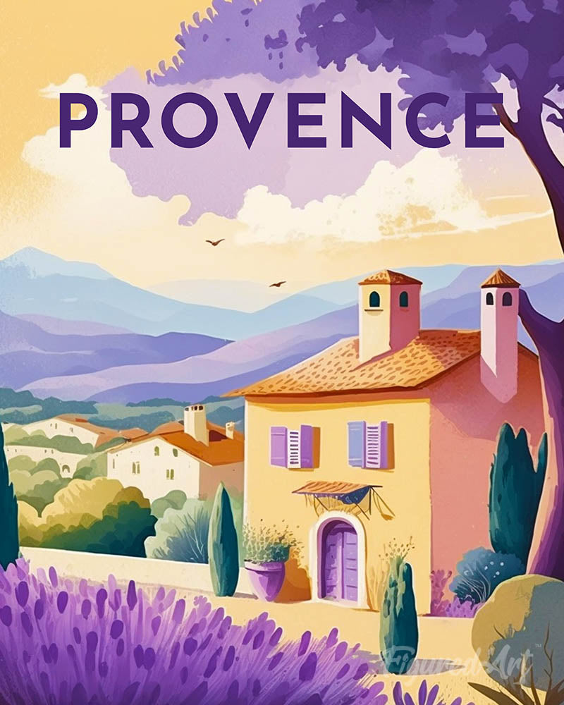 Travel Poster Provence