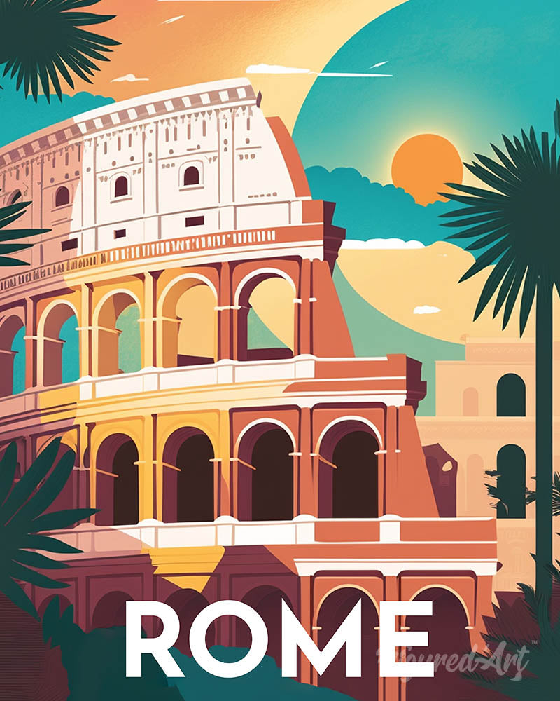 Travel Poster Rome